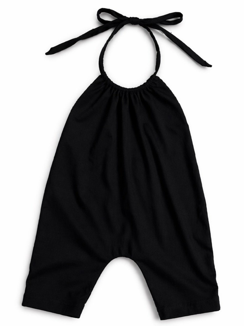Black Halter Jumpsuit Romper